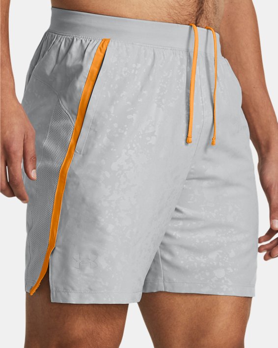 Men's UA Launch 7" Shorts, Gray, pdpMainDesktop image number 3